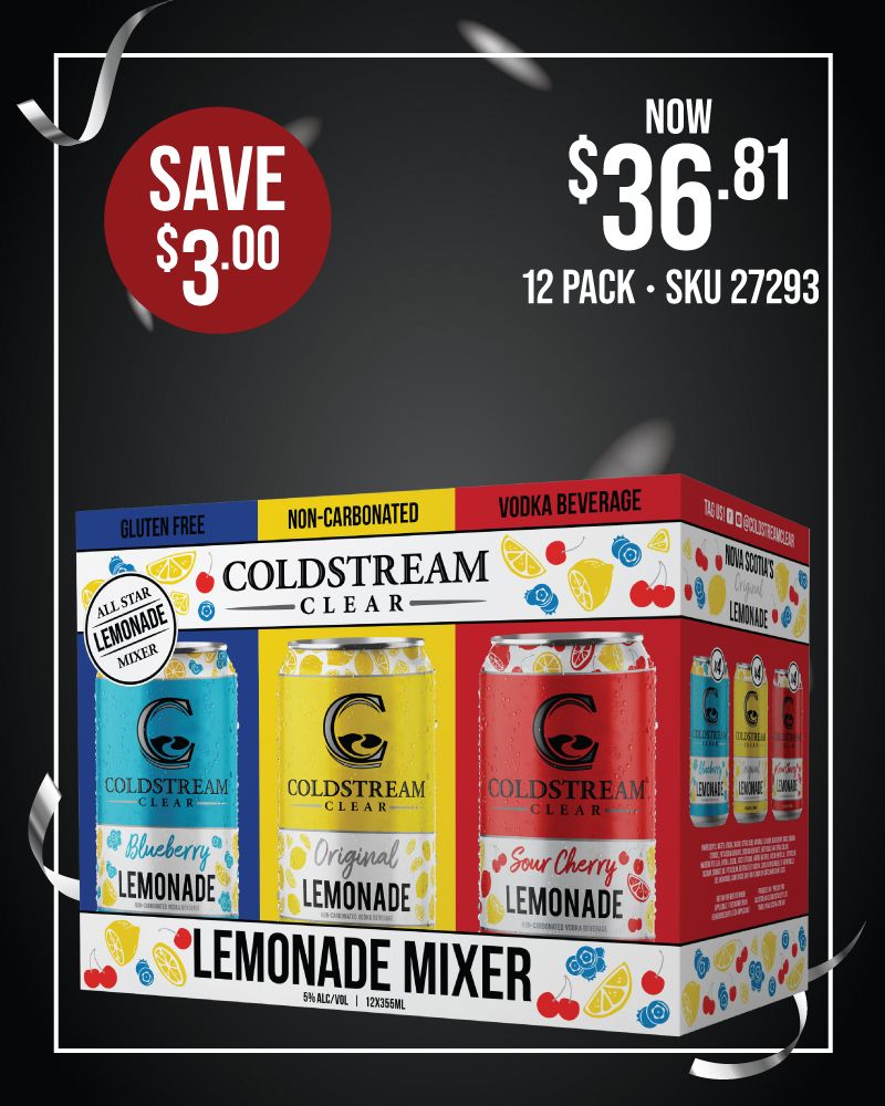 Coldstream All Star Lemonade Mixer 12 Pack Cans